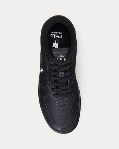 Tênis de Couro Ralph Lauren Preto Masters Court